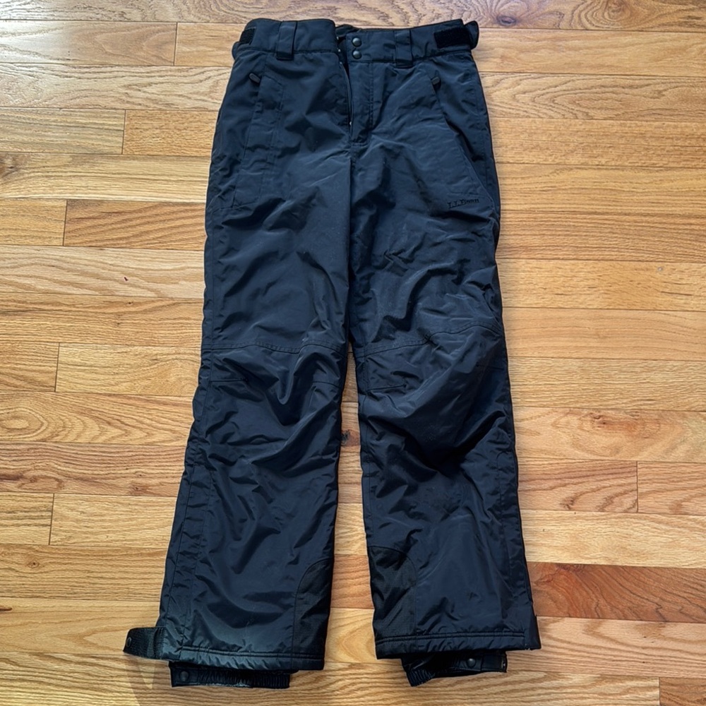 LL Bean size XS Black Snow Pants